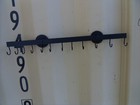 Magnetic 12 Hook Rack Wrench Tool Holder  Wall Storage Shipping Cargo Container
