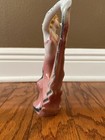 Vintage Art Deco 7 1 4    Porcelain Dancing Lady In Pink Dress