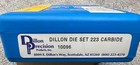 Dillon Precision 223 Remington Carbide Reloading Die Set 10096