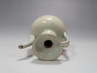 Korean Joseon Celadon Incised Line Pattern Large Water Pouring Vessel Antique