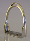English Sterling Silver Stirrup Napkin Ring 1996 Hunting Horse Riding Novelty