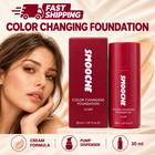 Smooche Color Changing Foundation 30ml Skin Tone Matching Cream Makeup Us