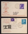 India Stamps 1958 - Collection Of 4 First Day Covers To Argentina  w 