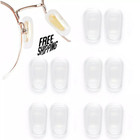 5 Pairs Slip-on Nose Pads Covers soft Silicone Eyeglasses Nosepads Anti-slip Gla