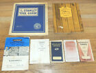 Original Stanley Tools Literature Lot-guide-plans-hardware-catalog