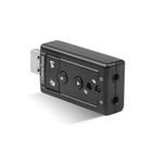 2 Pack 7 1 External Usb Sound Card Audio Adapter With Mic And Headset Jack