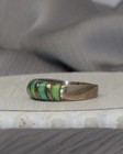 Vintage Sterling Silver Turquoise Ring 3 61g   Sz 8 N1646