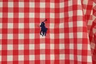 Polo Ralph Lauren Button Down Dress Shirt Sz Large Red Gingham Mens Long Sleeve