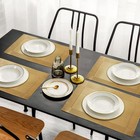 Placemats Set Of 6  Table Placemats Heat Resistant Woven Placemats Washable P   