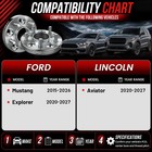 2pc 12mm 5x114 3 Hubcentric Wheel Spacers For 2015-2026 Ford Mustang M14x1 5