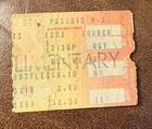Greg Lake Of Emerson Lake Palmer Rare Concert Ticket Stub Passaic  Nj 12 03 1981
