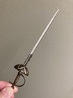 Vintage Antique Toledo Spain Gold Silverenamel Rapier Dagger Knife Letter Opener