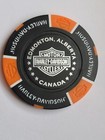 Harley Davidson Poker Chip  edmonton  Alberta  Canada New Style Black