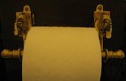 Basset Hound Bronze Toilet Paper Holder Or Paper Towel Holder 