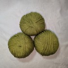 Lana Gatto Feeling Silk Wool Yarn Color 12942 Green 3 Balls 50g 153yds Each