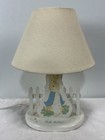 Vtg Peter Rabbit Beatrix Potter Nursery Lamp Ivory Eden Toys 1994 Child 14   