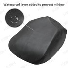 Fit 2015-2020 Dodge Challenger Center Console Lid Armrest Pu Leather Cover Black