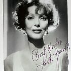 Loretta Young Signed Photo   Vintage 5x6 5 Inch Glamour Shot   Purple Signature 