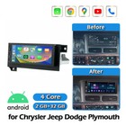 Car Stereo Radio Fit 1994-2002 Dodge Ram 1500 2500 3500 6 8  Android 13 Carplay