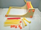 Fisher-price Arts   Crafts Weaving Loom Project Tote Bag Vtg 1983 Shuttles Comb