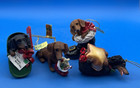 Complete Set Of 24 Danbury Mint Dachshund Dog Christmas Ornaments  Original Box