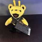    king Bee   - Grateful Dead 7    Bean Bear Plush By Liquid Blue Vintage