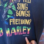 Vintage Bob Marley And The Wailers Redemption Song Tshirt Xl Black 2 Sided 1997