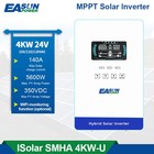 Easun 24v 4kw Hybrid Off-grid Solar Inverter 4000w 140a Mppt Charge 120vac