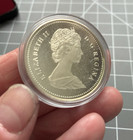 1989 Canada Fleuve Mackenzie River Silver Proof Dollar Coin W Box   Coa