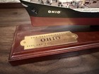 Texaco Tanker Ohio Ship Model Famm Wwii Display W  Base   Box Vintage