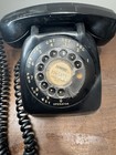 Vintage 1970   s Automatic Electric Black Rotary Dial Desk Phone Telephone