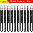 10pcs Funny Lazer 650nm Red Laser Pointer Pen 1mw 900 Miles Visible Beam Light