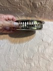 Wine Bottle Coaster Silver Plated Nice Condition K1