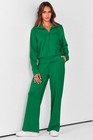 Women s 2pc Matching Lounge Set Sweatsuits Large Fall Winter Travel Outfit