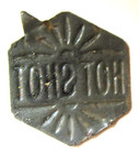C  1910 Hot Shot Tin Cut Plug Tobacco Tag  