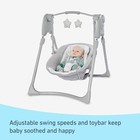New Graco Slim Spaces Compact Baby Swing  Reign