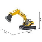 Used Huina 1 14 Rc Excavator 1535 Rtr Digger Electric 15ch 2 4g Battery Usb