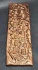 2001 Signed O carroll Celtic Ogham Writing Hand Wrought Copper Wall Plaque