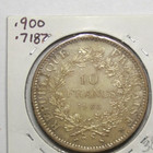 1965 France 10 Ten Francs Silver Coin Currency