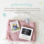 Love At First Sight Sonogram Picture Frame  Gender Neutral Ultrasound Keepsak   