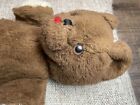 Eden Vtg  Music Box Teddy Bear Wind Up Plush Stuffed Animal  Made In Haiti-works