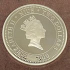 1 Oz  999 Fine Silver Coin 2010 Niue 60th Anniv Korean War Colorized Proof