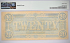 1864  20 The Confederate States Of America Note - Civil War Era - Pmg 63 Ch Un