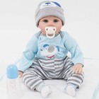 22in  55cm  Realistic Reborn Baby Doll - Soft Vinyl   Silicone  Lifelike Details