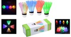 Colorful Led Badminton Shuttlecocks For Night Play - 4 Pack Adventure Set
