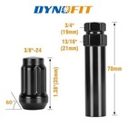 Atv Lug Nuts Compatiable With Polaris Ranger Rzr 800  6 Spline 3 8 -24 16