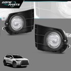 Front Bumper Led Fog Light W  Bracket Fit For 22-24 Toyota Corolla Cross Xle