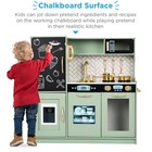 Sky8498 Pretend Play Kitchen Wooden Toy Set For Kids With 11 Accessories-sage