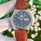 Vintage Seiko 5 Automatic Elegant Black Dial Japan Made Men s Watch 7009-8760