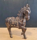 Antique Burmese Carved Horse Figure